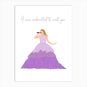 Enchanted  taylor swift - speak now eras tour Art Print