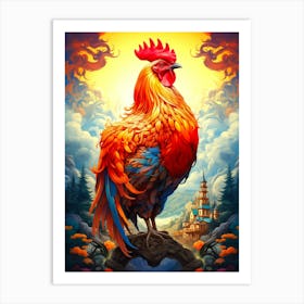 Rooster Art Print