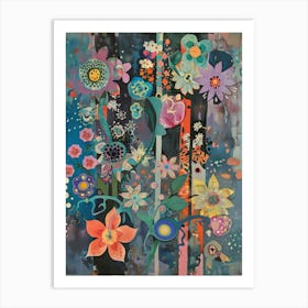 Flowers In The Sky 1 Art Print