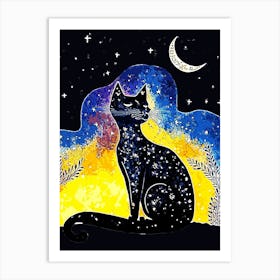 Art Cat Art Print