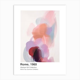 World Tour Exhibition, Abstract Art, Rome, 1960 2 Art Print