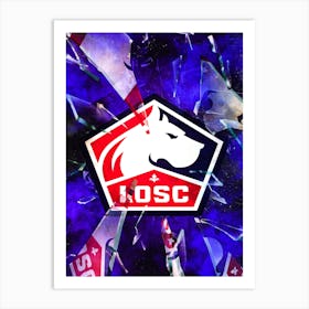 Lille Olympique Sporting Club 2 Art Print