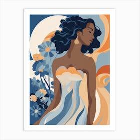 Afro-American Woman 3 Art Print