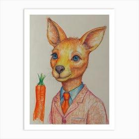 Kangaroo 6 Art Print