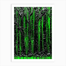 Green Forest 3 Art Print