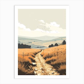 The South Tyne Trail England 2 Hiking Trail Landscape Art Print