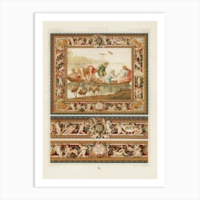 17th Century Pattern, Albert Racine 4 Art Print