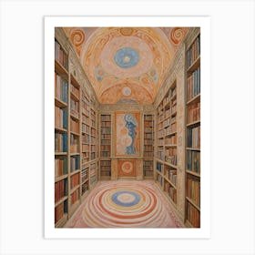 Library Of Books Art Print