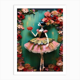 Day of Dead Marionette Art Print