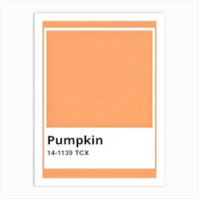 Pumpkin Art Print