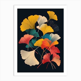 Ginkgo Leaves 41 Art Print