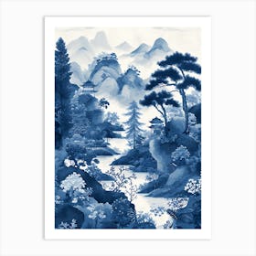 Fantastic Chinese Landscape 13 Art Print