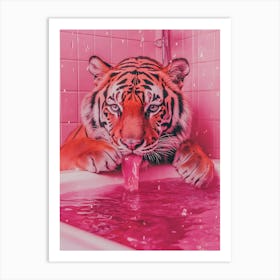 Pink Tiger 9 Art Print