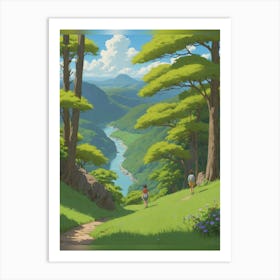 Trees And Waters 2 Art Print