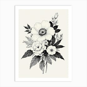 Bouquet Of Flowers 8 Art Print