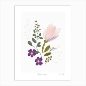 Spring Magnolia Art Print