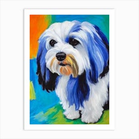 Havanese Fauvist Style Dog Art Print