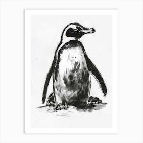 King Penguin Huddling For Warmth 1 Art Print