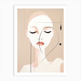 Abstract Of A Woman 12 Art Print