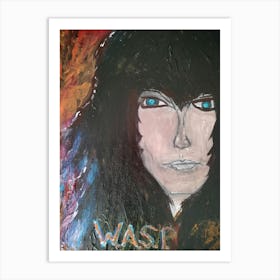 W.A.S.P. Blackie  Art Print