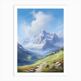 Swiss Alps.1 Art Print