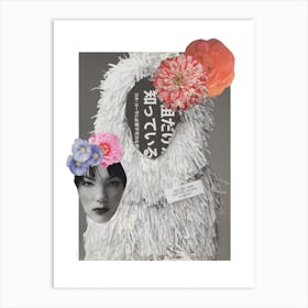 Face Collage Art Print
