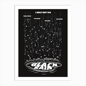 Black Rain Unofficial Film Art Print