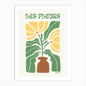 LES FLEURS DU JARDIN Art Print