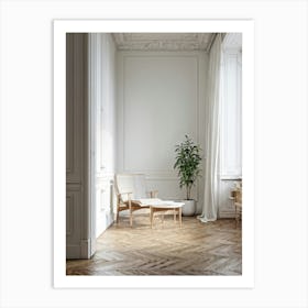 Room With White Walls Art Print