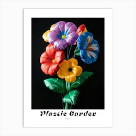 Bright Inflatable Flowers Poster Wild Pansy 2 Art Print