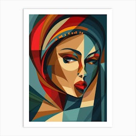 Abstract Of A Woman 87 Art Print