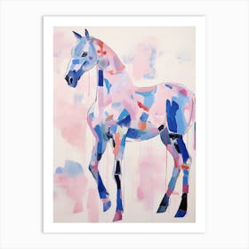 Playful Illustration Of Horse For Kids Room 2 Art Print