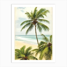 Redhead Beach Australia Vintage Art Print