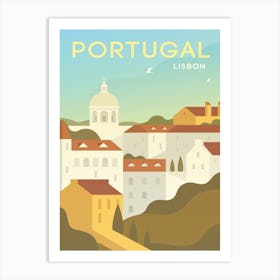 Portugal Travel Poster Art Print