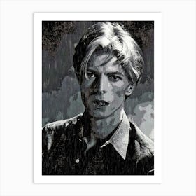 David Bowie Musical Art Art Print