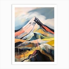 Beinn Mhanach Scotland 3 Mountain Painting Art Print
