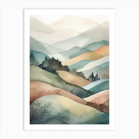 Watercolour 6 Art Print