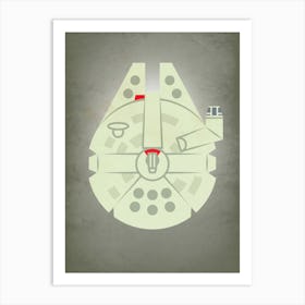 Millennium Falcon Art Print