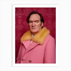 Quentin Tarantino Fashion Art Art Print