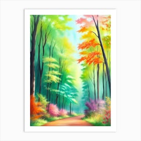 Forest Path Art Print