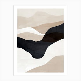 Veil Of Tranquility Minimalist Style Art Print