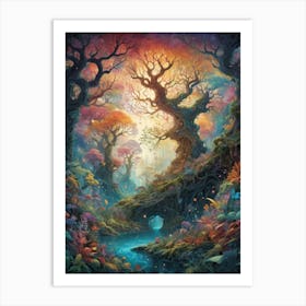 Fairytale Forest 1 Art Print