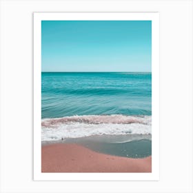 Pink Beach Art Print