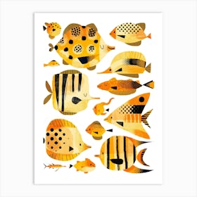 Yellow Fish Art Print