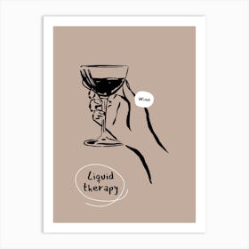 Liquid Therapy 1 Art Print