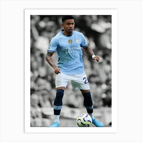 Savinho Of Manchester City Art Print