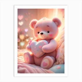 Teddy Bear Art Print