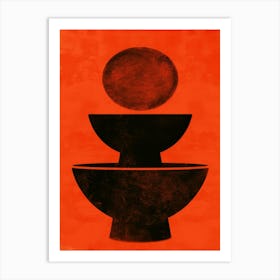 Bowls 8 Art Print