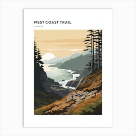 West Coast Trail Canada 3 Hiking Trail Landscape Poster Art Print