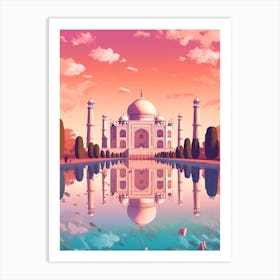 Taj Mahal Agra India Art Print